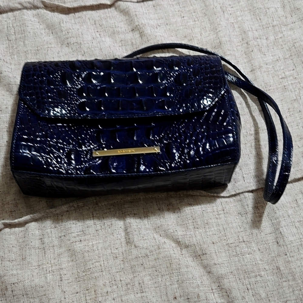 Ink colored Brahmin bag